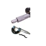 Depolife Mekanik Mikrometre Kalınlık Ölçer Hassas Ölçüm Kumpas 0-25 Mm 0.01 Mm Ölçme