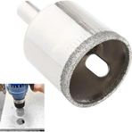 Depolife Mermer Granit Fayans Porselen Cam 32Mm Yuvarlak Delme Pancı Elmas Uçlu Delik Açma Karot Matkap Ucu
