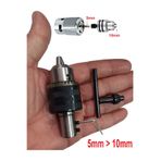 Depolife Motor Için 10mm Metal Mandren Ve 5mm Kaplin Adaptör Seti Okul Proje Ödev Hobi Uygulama