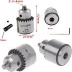 Depolife Motor Için Anahtarlı Mandrel 3 Çeneli 5 mm Mil Çaplı Mandren Okul Proje Uygulama Matkap Uçlu