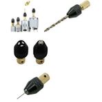 Depolife Motor Mili Için Otomatik Mandren 3.17mm Kaplin M8 Kısa Kuyruk Gravür Makinesi Mandreni Ödev Proje