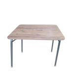 Depolife Pratik Katlanır Ayak Mutfak Yemek Masası Balkon Ders Çalışma Piknik Masa 60x80cm Ceviz