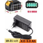 Depolife Şarjlı Matkap Bataryası İçin Şarj Adaptörü 18V /20V Li-On Pil Şarjı 5.0 /4.0 Mah Üniversal