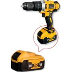 Depolife Şarjlı Matkap Için Yedek Batarya 18V 21V 36V Volt Şarjlı Makine Aküsü 10LU 18650 Pil Grubu 5.0 Amper