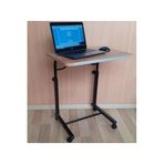 Depolife Tekerlekli Notebook Laptop Çalışma Sehpası Eğim Ve Yükseklik Ayarlı Akrobat Ders Yemek Çekyat Masası, ceviz tekerlekli