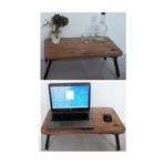 Depolife Yemek Servis Sehpası Katlanır Ayaklı Laptop Notebook Ders Çalışma Masası servis-ceviz