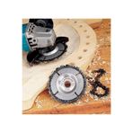Depolife Zincirli Ahşap Oyma Ve Işleme Diski 115 Mm Talaş alma Zımpara bıçaklı disk
