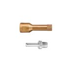 Depomega 12 mm Granit Mermer Seramik Delme Panç Spiral ve Matkap Için Aparatlı M14