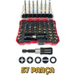 Depomega 57 Parça Bits Uç Uzatma Adaptörlü Ph Pz Torx Alyan Düz Bits Uç - 25 mm - Çok Renkli
