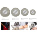 Depomega 8 Parça Elmas Testere Ahşap Cam Plastik Gravür Dremel Uç Set - Renk