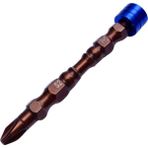 Depomega Çift Yönlü Çelik Mıknatıslı Bits Uç S2 Çelik Matkap Uç - Renkli - 6.5 cm
