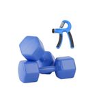 Depomiks Avm Dambıl Seti 5 Kg X 2 Adet 10 Kg Ağırlık Seti Dumbell Set + Ayarlı El Yayı Bilek Kas Güçlendirme