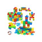 Depomiks Avm Oyuncak 3d Yapı Tasarım Blokları 128 Parça Eğitici Zeka Geliştirici Set Puzzle