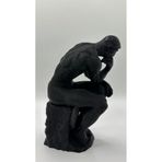 Deportes Home Rodin düşünen adam heykeli siyah, ev, ofis ve çalışma alanları için dekoratif obje, yükseklik 15cm