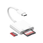Deppo Trend 17/16/15/Pro Max/Plus/Mini/iPad/MacBook Pro/Air Samsung Uyumlu Type-C To SD/Micro SD/TF Kart Okuyucu