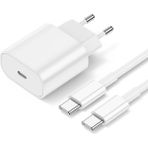 Deppo Trend Apple iPad iPhone 15/15 Plus/15 Pro Max Uyumlu 35W Hızlı Şarj Usb-C Type-C Pd Şarj Cihazı Şarj Aleti - Beyaz