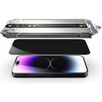 Deppo Trend Apple iPhone 14 Plus Uyumlu Hayalet Ekran Koruyucu Takma Aparatlı Kolay Kurulum Dayanıklı Temperli Cam - Siyah