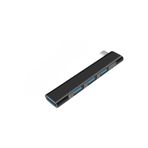 Deppo Trend iPad/iPhone/Macbook Uyumlu Type-C To 4x USB 3.0 ve 2.0 Çevirici Dönüştürücü Çoğaltıcı Metal Dayanklı