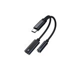 Deppo Trend Samsung Xiaomi Uyumlu Type-C Jack Kulaklık Çevirici Dönüştürücü Örgü Kablo Bluetooth Gerektirmez