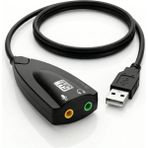 Deppo Trend USB To 3.5mm Jack Çevirici USB To Kulaklık Mikrofon Ses Kartı Stereo Adaptör Notebook Pc Dönüştürücü - Standart