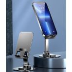 Deppo Trend Yüksek Kaliteli Katlanabilir 360 Dönebilen Ayarlanabilir Telefon Tutucu Stand Masa Üstü Tablet Standı - Siyah Tablet Standı