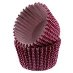 Depposite Cupcake Kalıbı Pet Kapsül Kek KALIBI48X34 mm - 100 Adet Mor Küçük Puanlı