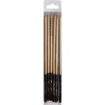 Depposite Doğum Günü Pasta Mumu Pastel 16 cm - 6 Adet Altın