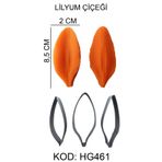 Depposite Lilyum Çiçeği Figürlü Gıda Silikon Kalıbı