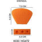Depposite Ortanca Çiçeği Figürlü Gıda Silikon Kalıbı