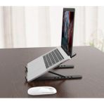 Depposite Plastik Yükseklik Ayarlı Laptop Standı Siyah