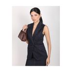 deqfashion Lacivert Blazer Erkek Yaka Kruvaze Yelek