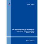 Der Beihilfenbegriff der Kommission anhand der Bekanntmachung 2016/C 262/01 (Studien zum Völker- und Europarecht)