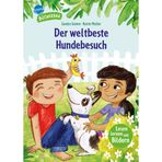 Der weltbeste Hundebesuch: Erstlesebuch für die Vorschule ab 5 Jahren. Ein Hund fürs Wochenende: Toben, Gassi gehen, Hundesuche. Bilder ersetzen Hauptwörter (Der Bücherbär: Lesen lernen mit Bildern)