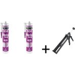 Derby Altınmeşe Silikonize Mastik 450GR - 2 Adet