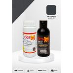 Derby Deri Mont Boyası ve Sabitleme Cilası 100 G Set antrasit