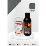Derby Deri Mont Boyası ve Sabitleme Cilası 100 G Set koyu-gri