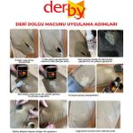 Derby Deri Tamir Macunu - Siyah Çatlak ve Yırtık Deri Kremi Kolay Uygulama İçin