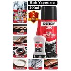 Derby Hızlı Yapıştırıcı Seti 200 Ml 2 Adet Ahşap Ve Plastik Yüzeyler İçin Yüksek Yapıştırma Gücü Düşük Viskozite 200 Ml