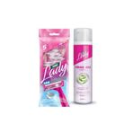 Derby Lady Permatik Poşet 5 Li+ Traş Jeli Avantaj Paket