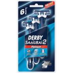 Derby Samurai 2 Platinum 6'lı Tıraş Bıçağı Ergonomik Tasarımlı Cilt Dostu Konforlu Kullanım