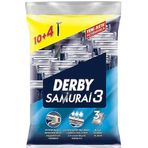 Derby Samurai 3 10+4 Poşet Tıraş Bıçağı