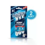Derby Samurai Platinium 3 Bıçaklı 3' Lü Blister