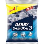 Derby Samurai Plus 3 Bıçaklı 14'lü Poşet