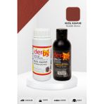 Derby Special Deri Boyası ve Cilası - 2'li Set / Mont - Eşya - Çanta - Cüzdan - Kemer 100 ml - Kartela Renkleri - Kızıl Kahve