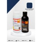 Derby Special Deri Boyası ve Cilası - 2'li Set / Mont - Eşya - Çanta - Cüzdan - Kemer 100 ml - Kartela Renkleri - Koyu Lacivert