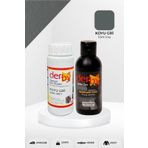 Derby Special Koyu Gri Deri Boyası Ve Cilası 100 Ml - 2'Li Set / Mont Eşya Çanta Deri Boyası