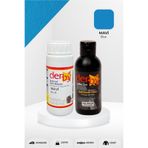 Derby Special Mavi Deri Boyası Ve Cilası 100 ml - 2'li Set / Mont Eşya Çanta Deri Boyası