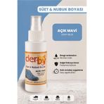 Derby Süet Nubuk Renk Yenileyici Sprey 100 ml – Ayakkabı & Çanta Boyası - Açık Mavi