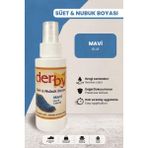 Derby Süet Nubuk Renk Yenileyici Sprey 100 ml – Ayakkabı & Çanta Boyası - Mavi