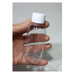 dercam 100 Cc Düz Model Pet Şişe - Beyaz Kapaklı - 100 Ml Boş Pet Şişe (10 Adet)